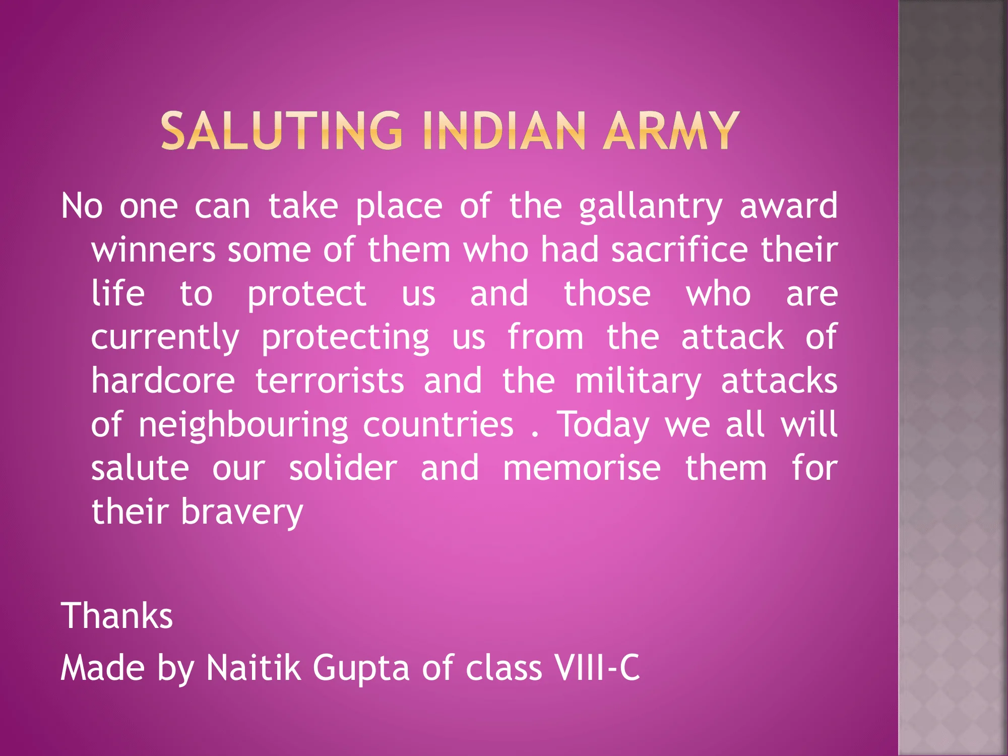 Gallantry Award Winners of 2024- MAJOR SAHIL RANDHAWA