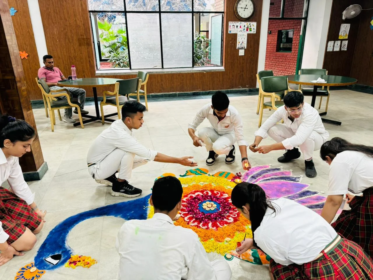 Rangoli Compition Held on 28th October 2024