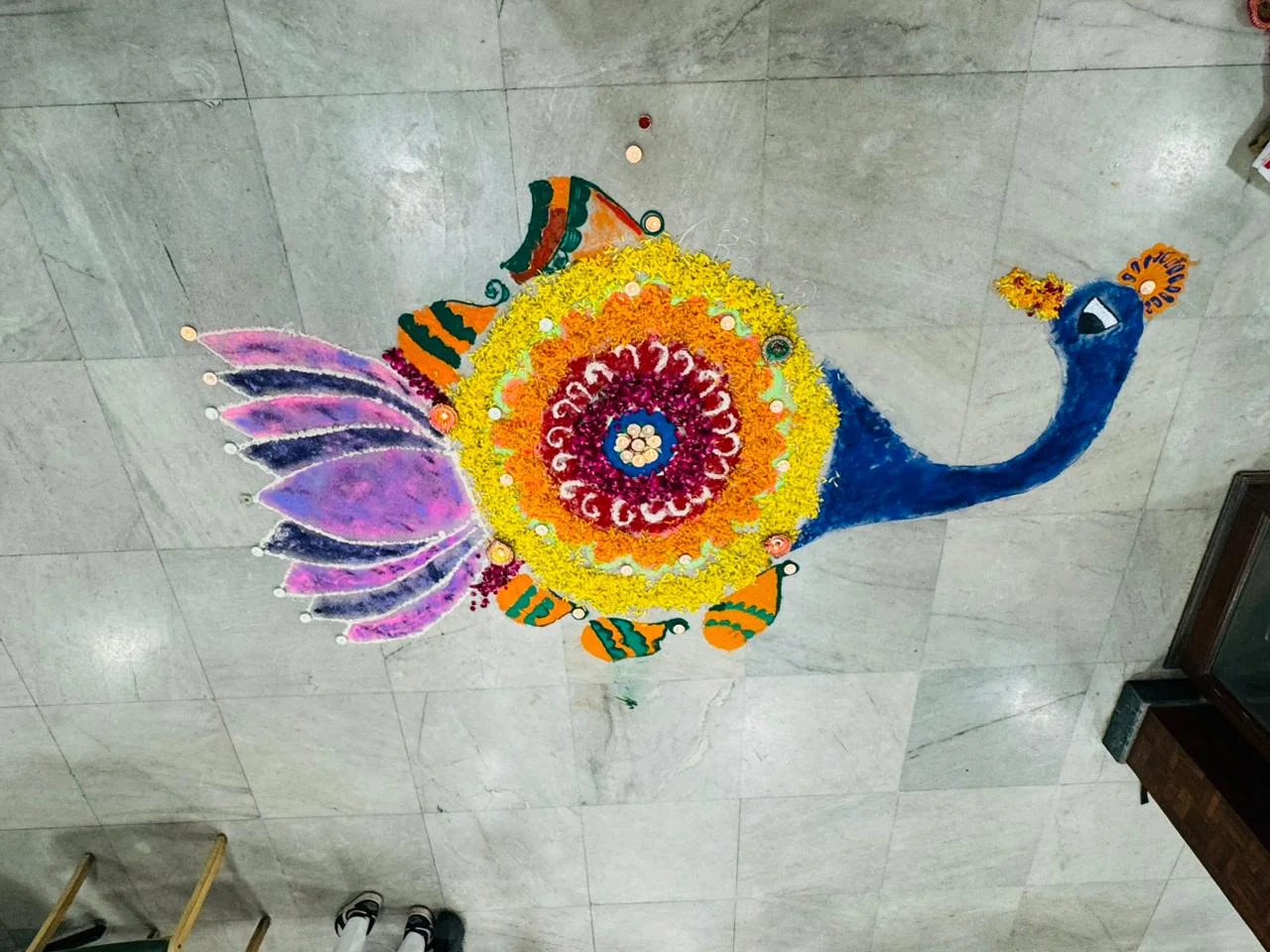 Rangoli Compition Held on 28th October 2024