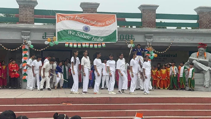 Special assembly on INDEPENDENCE DAY