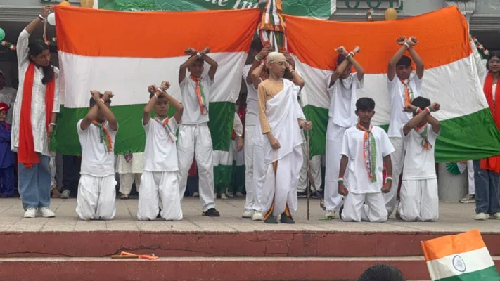 Special assembly on INDEPENDENCE DAY