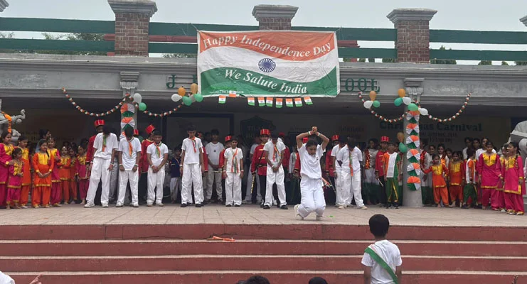 Special assembly on INDEPENDENCE DAY