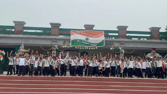Special assembly on INDEPENDENCE DAY