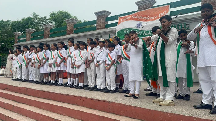 Special assembly on INDEPENDENCE DAY