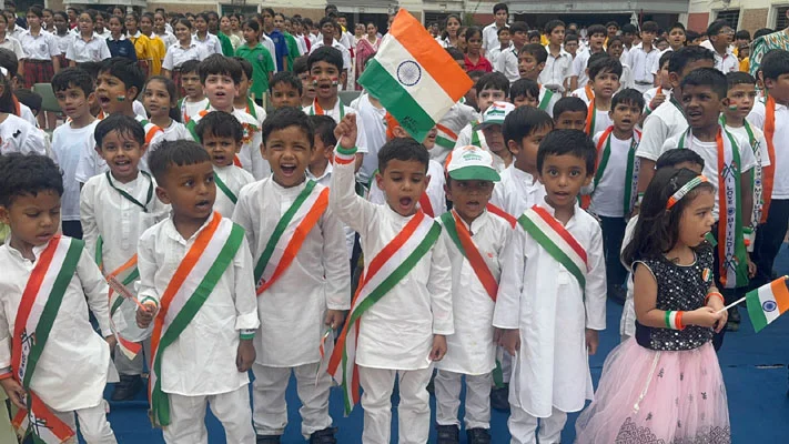 Special assembly on INDEPENDENCE DAY