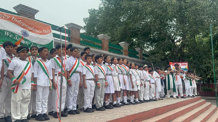 Special assembly on INDEPENDENCE DAY