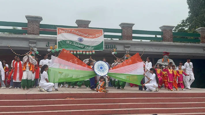 Special assembly on INDEPENDENCE DAY